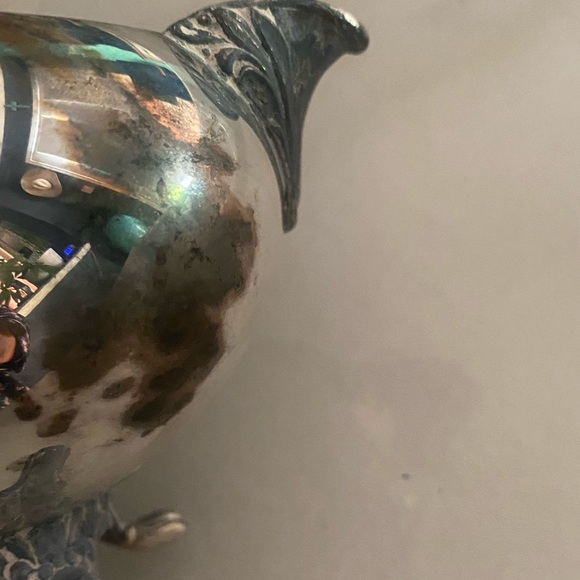 VTG Wm Rogers Silver Plate Creamer Dish - Picture 10 of 11